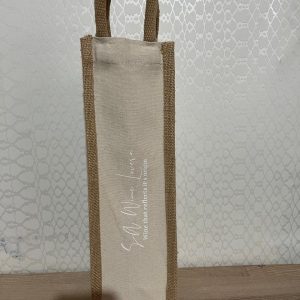 fabric wine gift bag